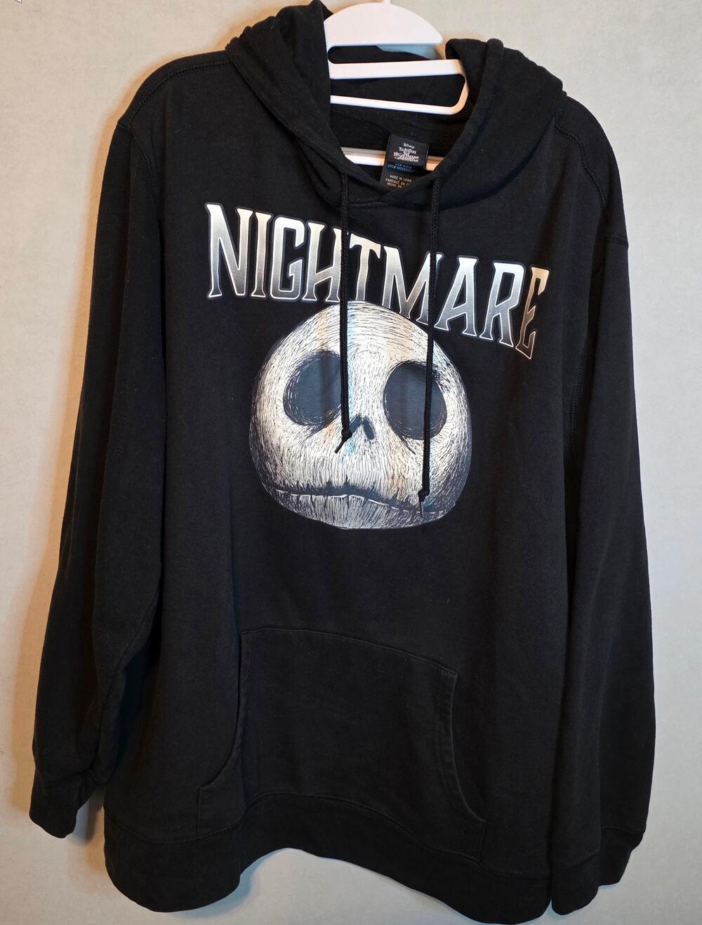 Disney "The Nightmare Before Christmas" Men's black graphic Hoodie size 3X